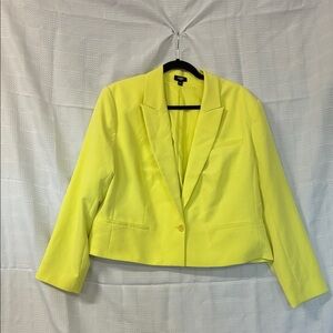 Express Vibrant Yellow Women's Blazer
